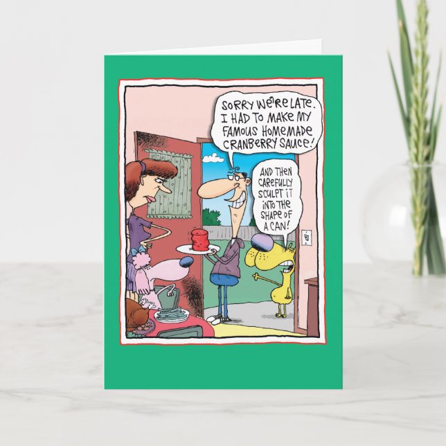 Shape Of A Can Funny Card (Front)