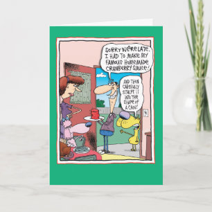 Shape Of A Can Funny Card