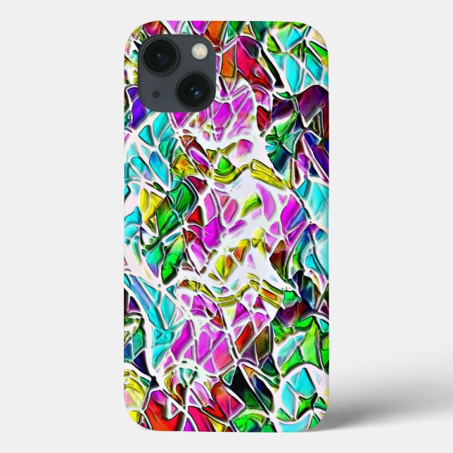 Shape of very colorful stones dipped in milk soup Case-Mate iPhone case (Back)