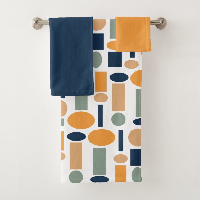 Shape Pattern  Bath Towel Set (Insitu)