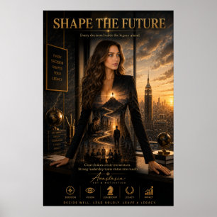 Shape The Future – Leadership Poster