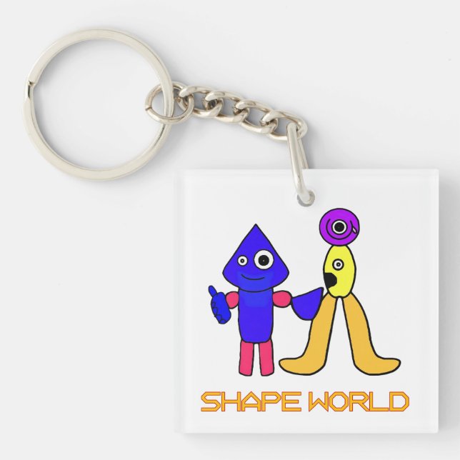 Shape World Key Ring (Front)