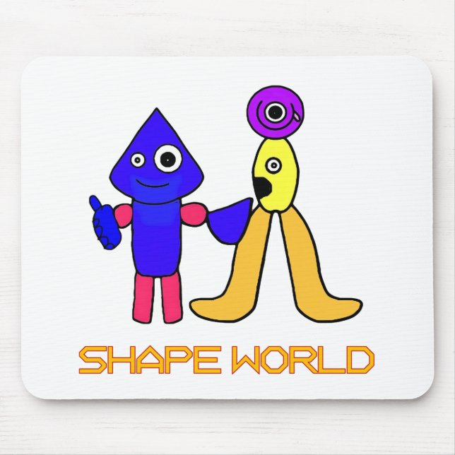 Shape World Mouse Mat (Front)