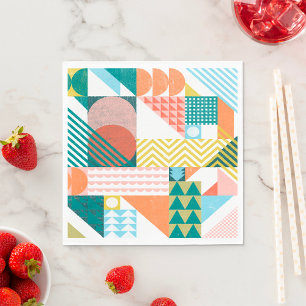 Shape World Pattern Napkin