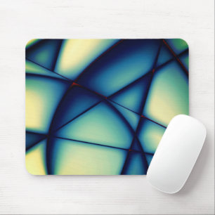 Shapeless cutouts raised, green to greenish beige mouse mat