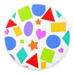Shapes and Colours Ceramic Knob