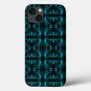Shapes, "cyan strokes float" on dark background? iPhone 13 case