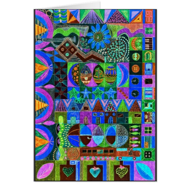 Shapes in bold colours (Front)