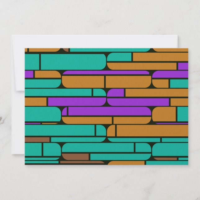 Shapes in retro colours (Front)