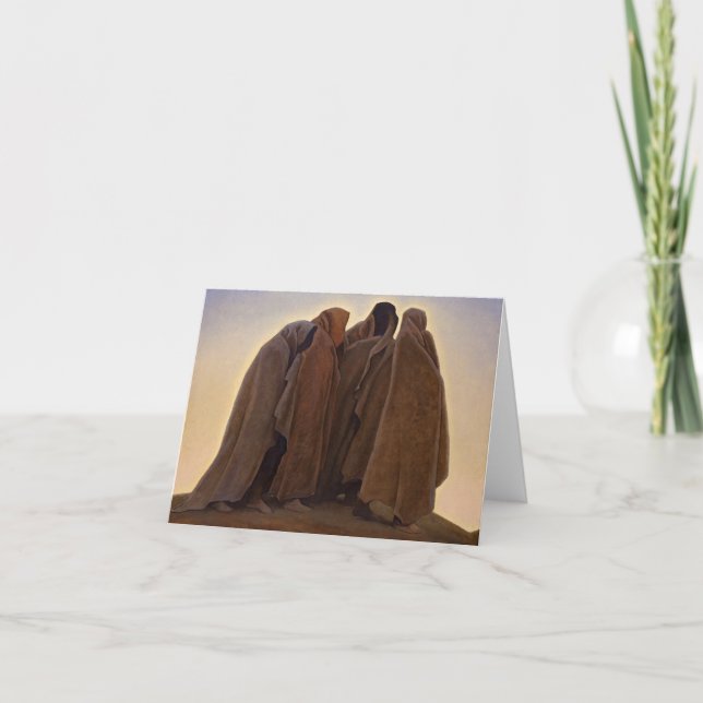 Shapes of Fear by Maynard Dixon Thank You Card (Front)