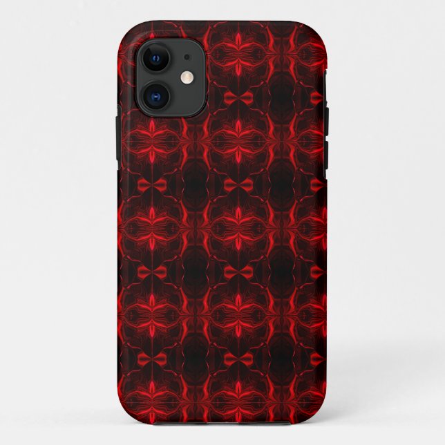 Shapes, "red strokes float" on dark background?   Case-Mate iPhone case (Back)