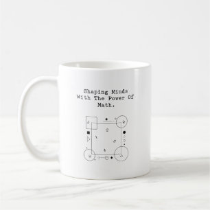 Shaping Minds Math Power Inspiring Education Coffee Mug