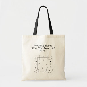 Shaping Minds Math Power   Inspiring Education Tote Bag