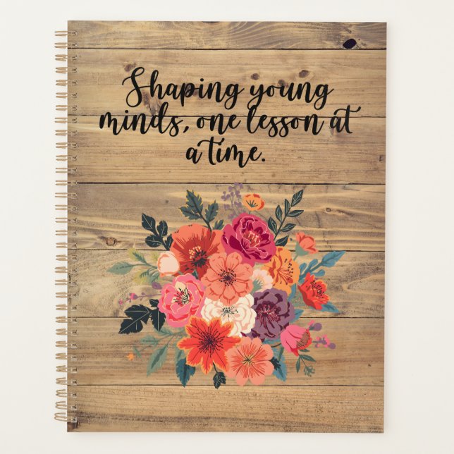 Shaping Young Minds Educator Appreciation Design Planner (Front)