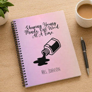Shaping Young Minds, One Word At A Time Educator Notebook