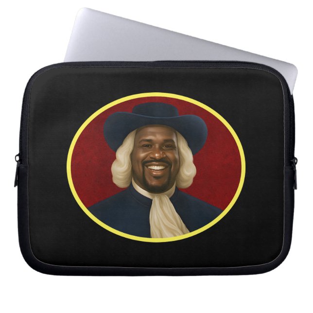 Shaquille Oatmeal Funny Meme Laptop Sleeve (Front)