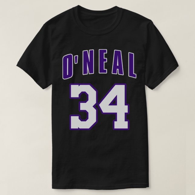Shaquille ONeal Jersey Yellow T-Shirt (Design Front)
