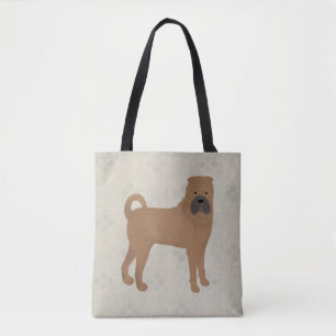 Shar Pei Allover Tote Bag