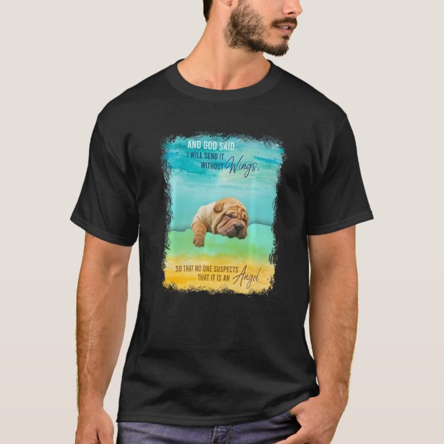 Shar Pei  Birthday For Kids Teen Adult Love Dog T-Shirt (Front)