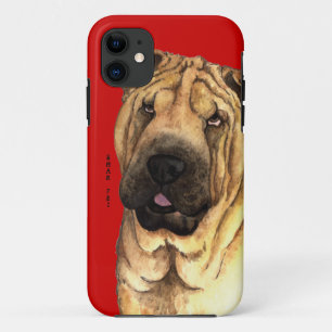 Shar-Pei Colour Block iPhone 11 Case