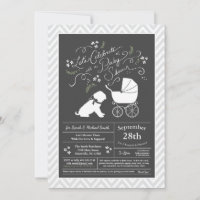Shar Pei Dog Baby Shower Gender Neutral