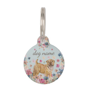Shar Pei Dog Puppy Pet Tag