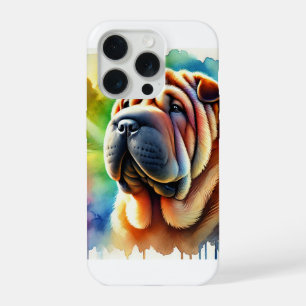 Shar Pei Elegance 280824AREF102 - Watercolor iPhone 15 Pro Case