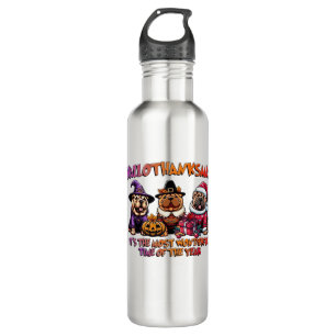 Shar Pei Halloween Thanksgiving Christmas Classic  710 Ml Water Bottle