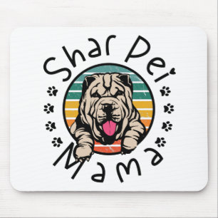 Shar Pei Mama Shar Pei Mum SharPei Lover Mouse Mat