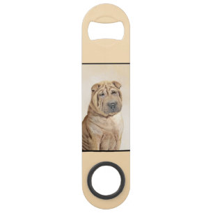 Shar Pei Painting - Cute Original Dog Art