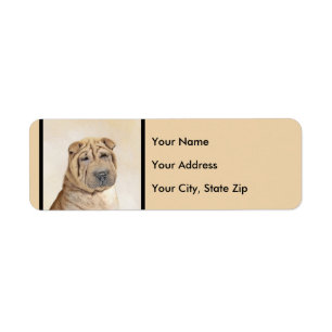 Shar Pei Painting - Cute Original Dog Art