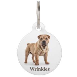 Shar-Pei Personalise Pet Tag
