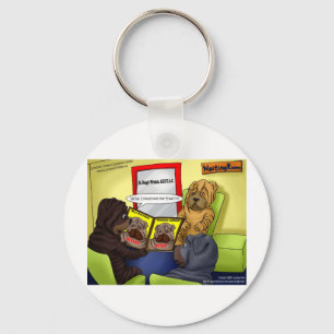 Shar-Pei Plastic Surgery Funny Tees Mugs & Gifts Key Ring