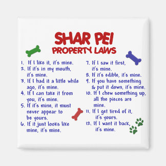SHAR PEI Property Laws 2 Magnet