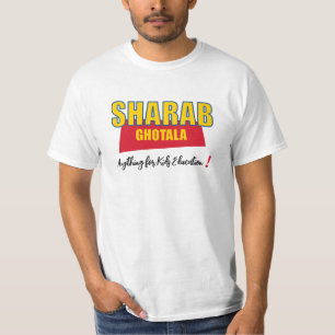 Sharab Ghotala, Anything For Kid's Education Funny T-Shirt