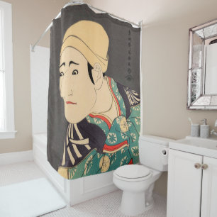 Sharaku #1 shower curtain