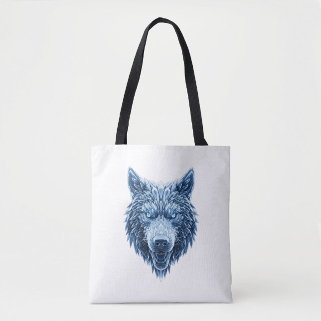 Shard Wolf Tote Bag (Front)