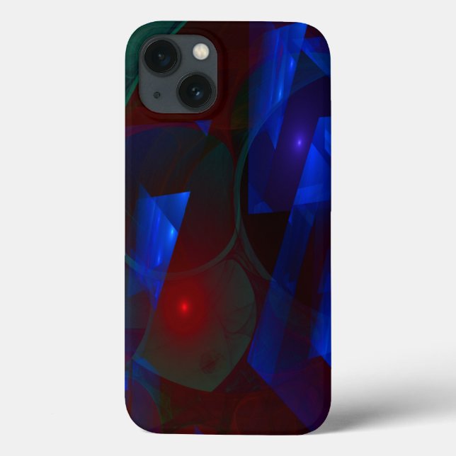 Shards 3D Flame Fractal Case-Mate iPhone Case (Back)