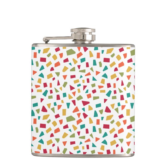 Shards - Colours 02 Hip Flask (Front)
