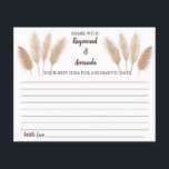 Share a Date Idea for Couple Bridal Shower Card<br><div class="desc">Make it your own by adding your text (and personal photos). To access advanced editing tools,  please go to "Personalise",  scroll down and press the "click to customise further" link. See the full collection for all matching designs!</div>