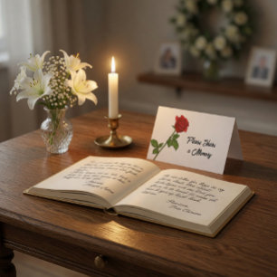 Share a Memory Custom Memorial Table Tent Card