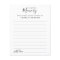 Share a Memory Funeral Service Attendance Card