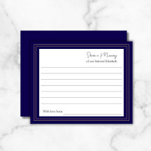 Share a Memory Loving Word Funeral Attendance 