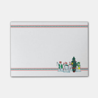share a smile snowman 15v4 post-it notepad