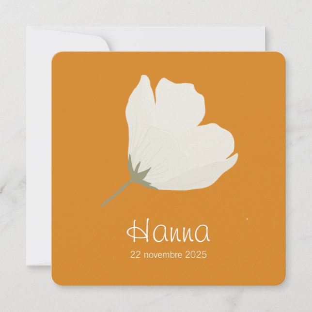 Share Birth Hanna Card (Front)