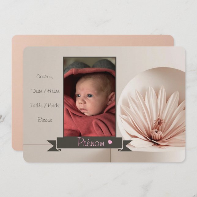 Share Girl Invitation (Front/Back)