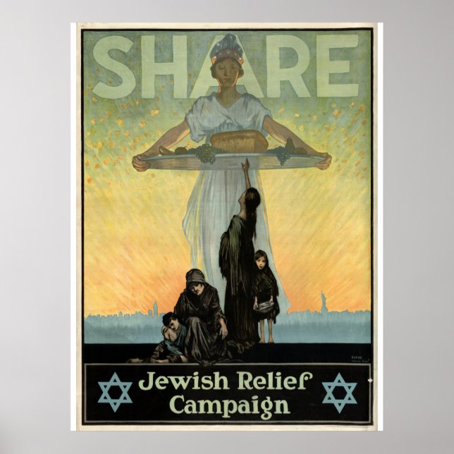 Share - Jewish Relief Campaign Poster (Front)