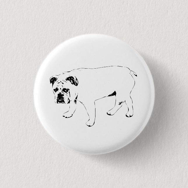Share Joy, Bold Dog Pin (Front)