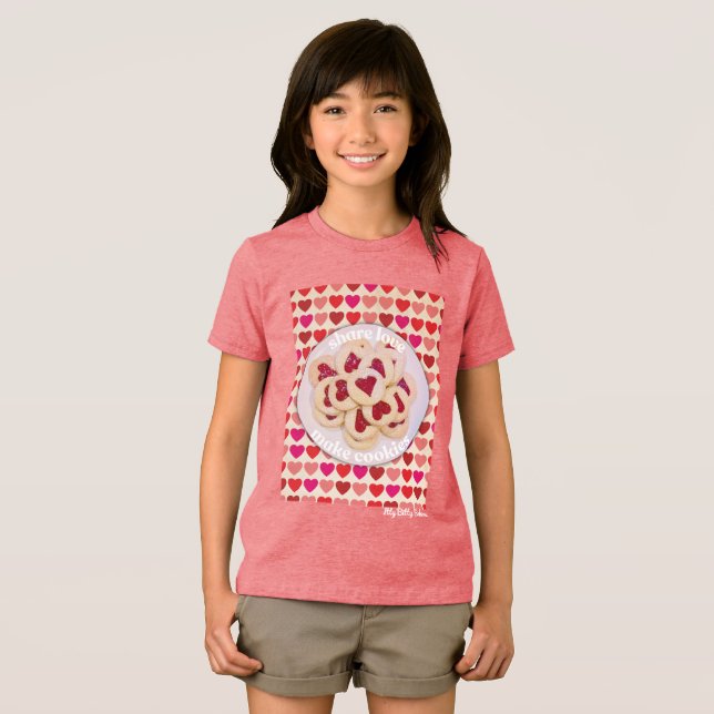 Share Love, Make Cookies Tri-Blend Shirt (Front Full)