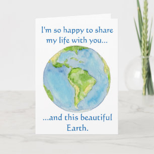 Share my Life with you birthday card